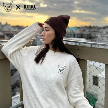 【受注生産！ 12/26 まで予約（1 月中旬～お届け）】 〈WOLFLADY×RUUU.〉PILE TRINER/ パイルトレーナー