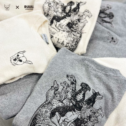 【受注生産！ 12/26 まで予約（1 月中旬～お届け）】 〈WOLFLADY×RUUU.〉PILE TRINER/ パイルトレーナー