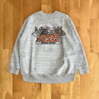 アーカイブデザイン限定復活！ 【PIZZA 4BUHI】レディースオーバーサイズスウェット（裏起毛）