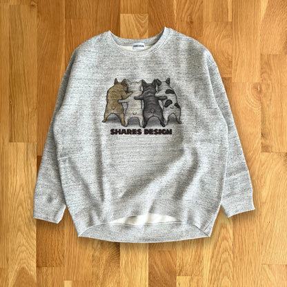 アーカイブデザイン限定復活！ 【PIZZA 4BUHI】レディースオーバーサイズスウェット（裏起毛）