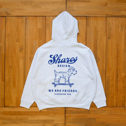 SCHNAUZER BULLDOG FRIENDS BIG SWEAT PK / パーカー