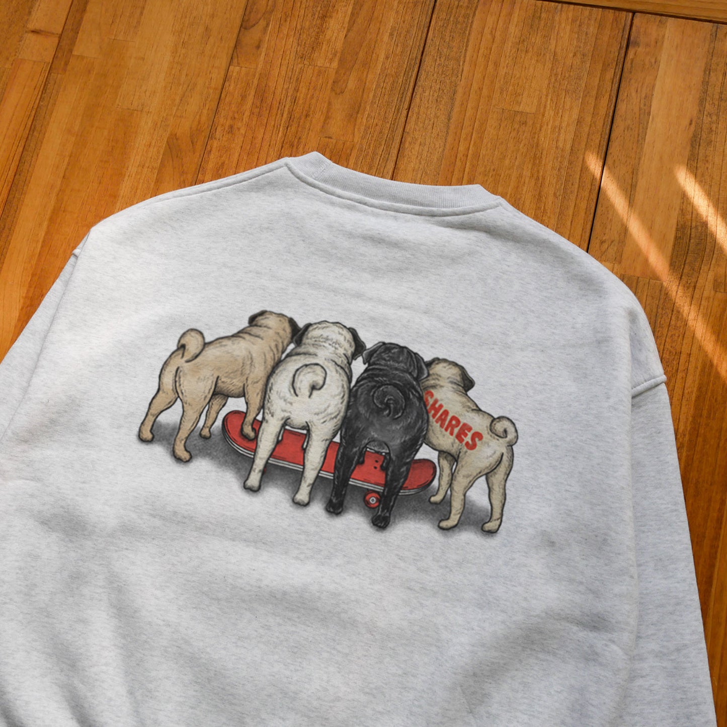 80's VTG PUG BIG CREW SWEAT / ビッグスウェット