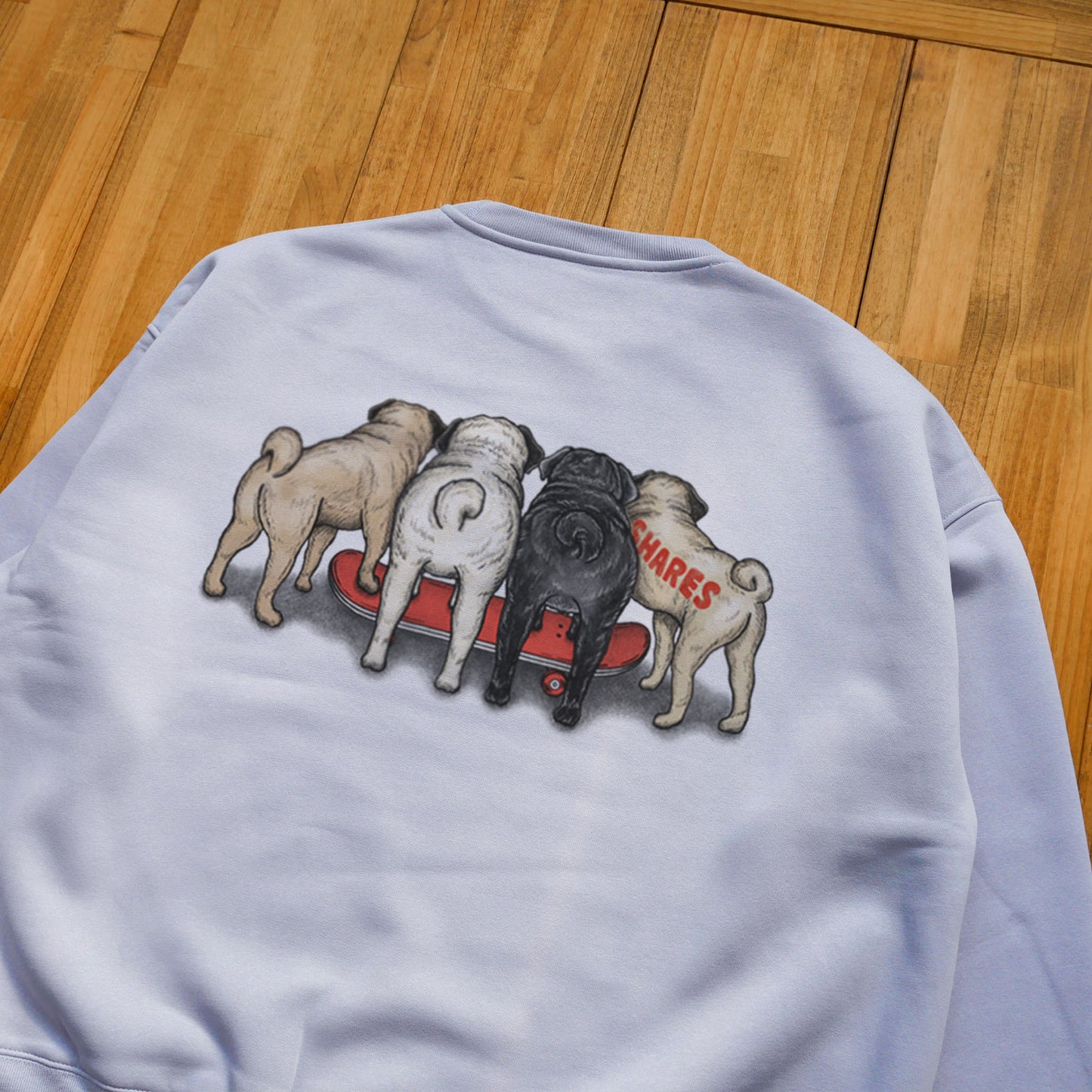 80's VTG PUG BIG CREW SWEAT / ビッグスウェット