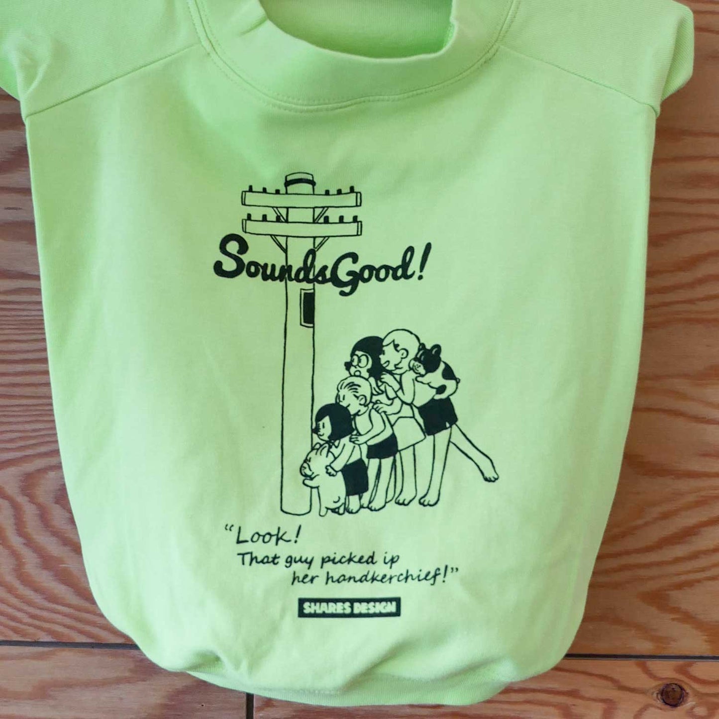 SOUNDS GOOD  FP-TEE【LIME GREEN】