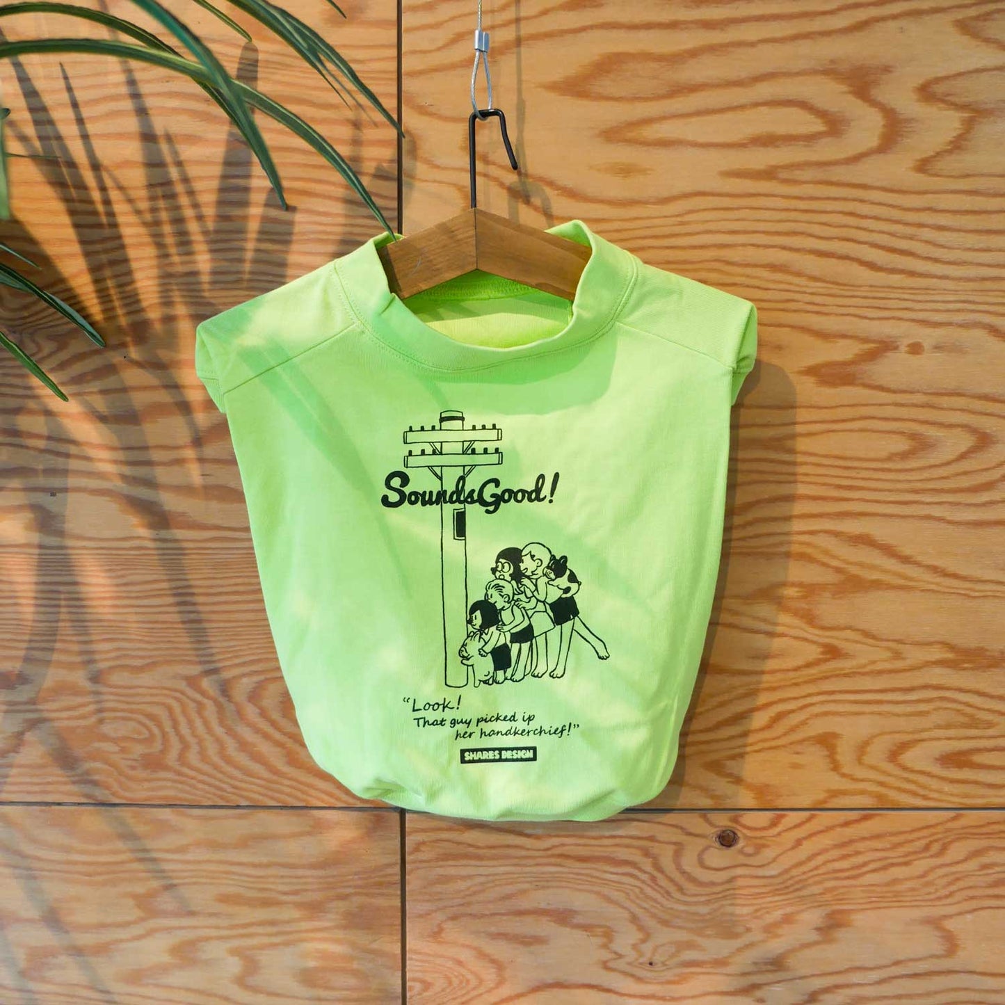 SOUNDS GOOD  FP-TEE【LIME GREEN】