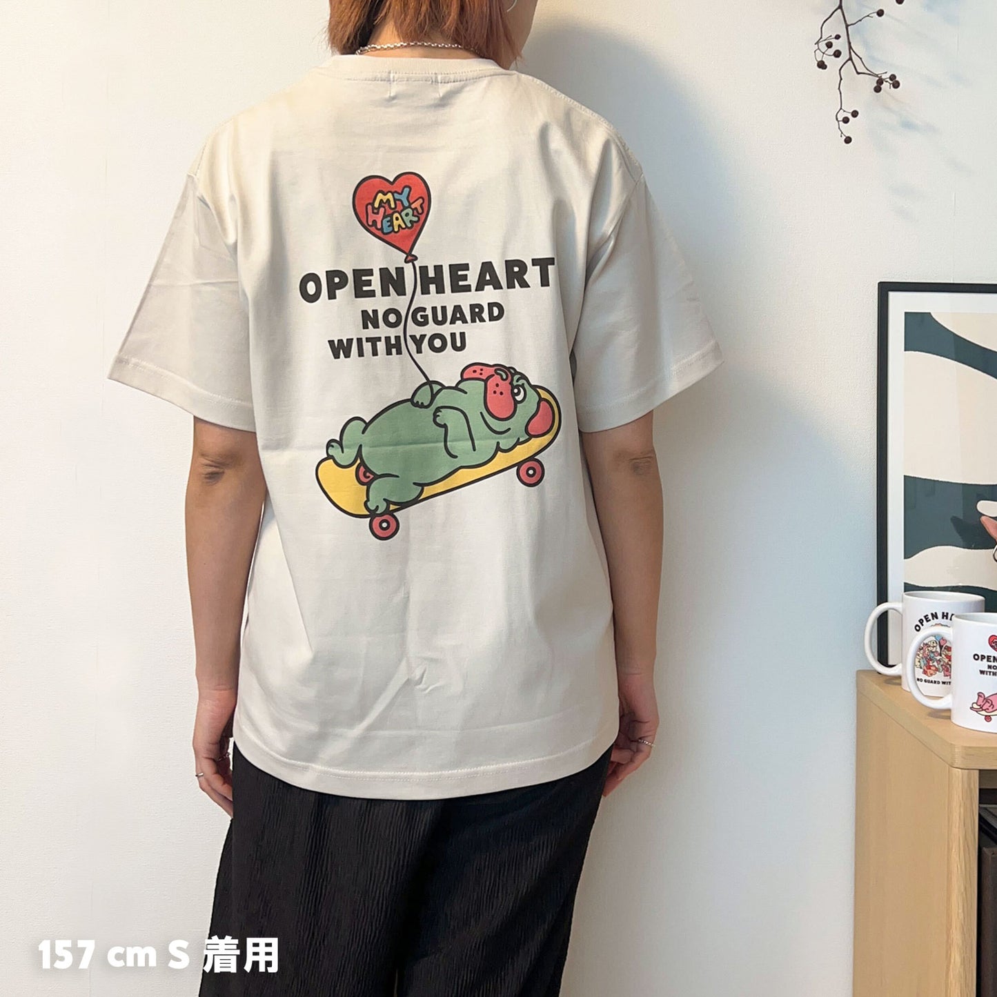 【期間限定！4/19まで販売中】 〈OPEN HEART♡〉T-SHIRTS/ 半袖Tシャツ