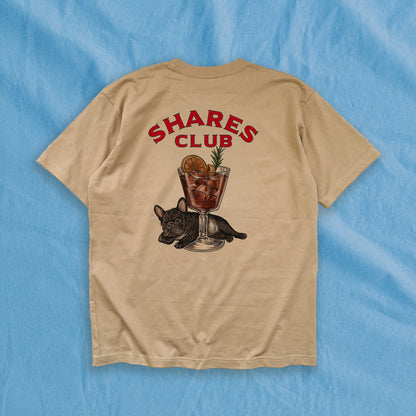 【期間限定！ 7/26 まで販売中】RUUU 描きおろし 〈 SHARES CLUB〉 T-SHIRTS/ 半袖 T シャツ (スタンダード）