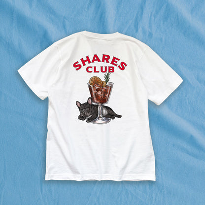 【期間限定！ 7/26 まで販売中】RUUU 描きおろし 〈 SHARES CLUB〉 T-SHIRTS/ 半袖 T シャツ (スタンダード）