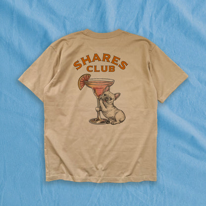 【期間限定！ 7/26 まで販売中】RUUU 描きおろし 〈 SHARES CLUB〉 T-SHIRTS/ 半袖 T シャツ (スタンダード）