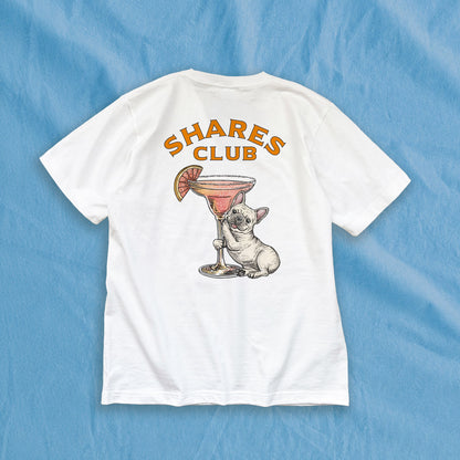 【期間限定！ 7/26 まで販売中】RUUU 描きおろし 〈 SHARES CLUB〉 T-SHIRTS/ 半袖 T シャツ (スタンダード）