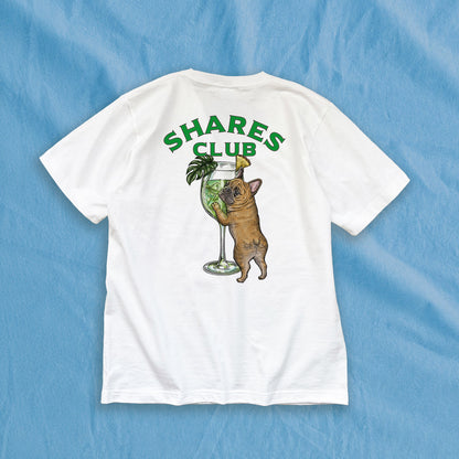 【期間限定！ 7/26 まで販売中】RUUU 描きおろし 〈 SHARES CLUB〉 T-SHIRTS/ 半袖 T シャツ (スタンダード）