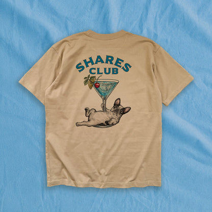 【期間限定！ 7/26 まで販売中】RUUU 描きおろし 〈 SHARES CLUB〉 T-SHIRTS/ 半袖 T シャツ (スタンダード）