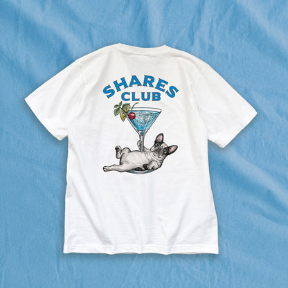 【期間限定！ 7/26 まで販売中】RUUU 描きおろし 〈 SHARES CLUB〉 T-SHIRTS/ 半袖 T シャツ (スタンダード）