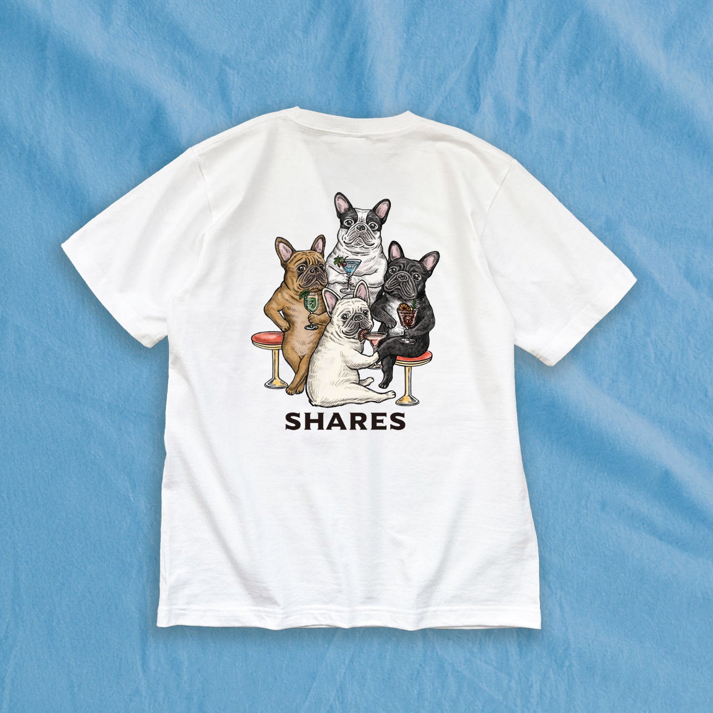 【期間限定！ 7/26 まで販売中】RUUU 描きおろし 〈 SHARES CLUB〉 T-SHIRTS/ 半袖 T シャツ (スタンダード）