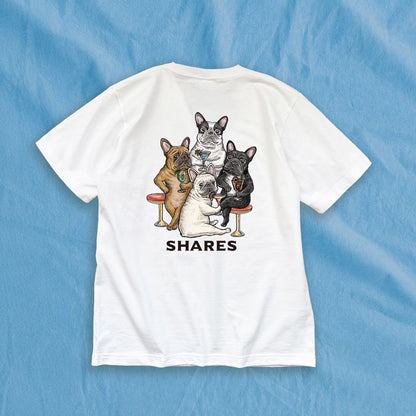 【期間限定！ 7/26 まで販売中】RUUU 描きおろし 〈 SHARES CLUB〉 T-SHIRTS/ 半袖 T シャツ (スタンダード）