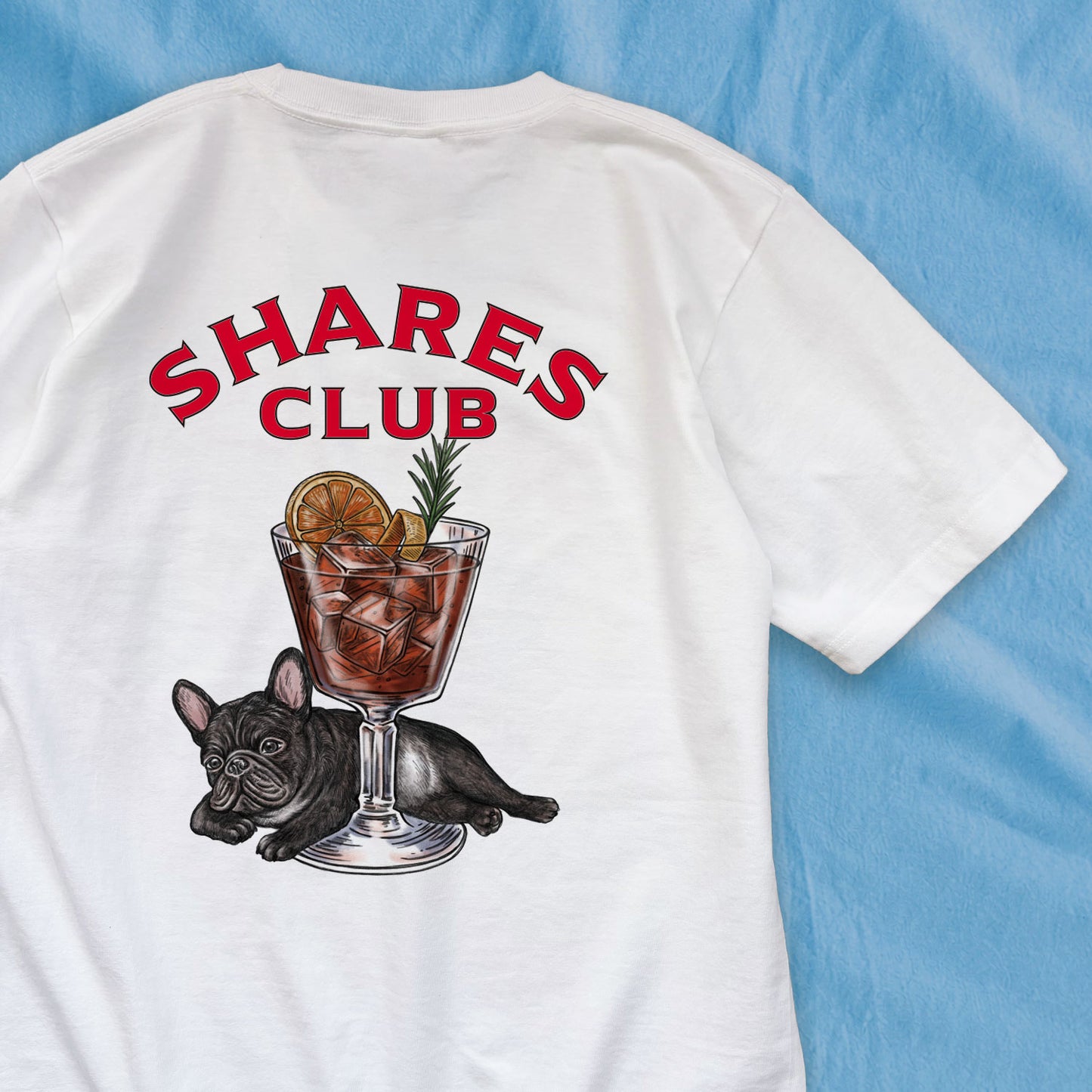【期間限定！ 7/26 まで販売中】RUUU 描きおろし 〈 SHARES CLUB〉 T-SHIRTS/ 半袖 T シャツ (スタンダード）