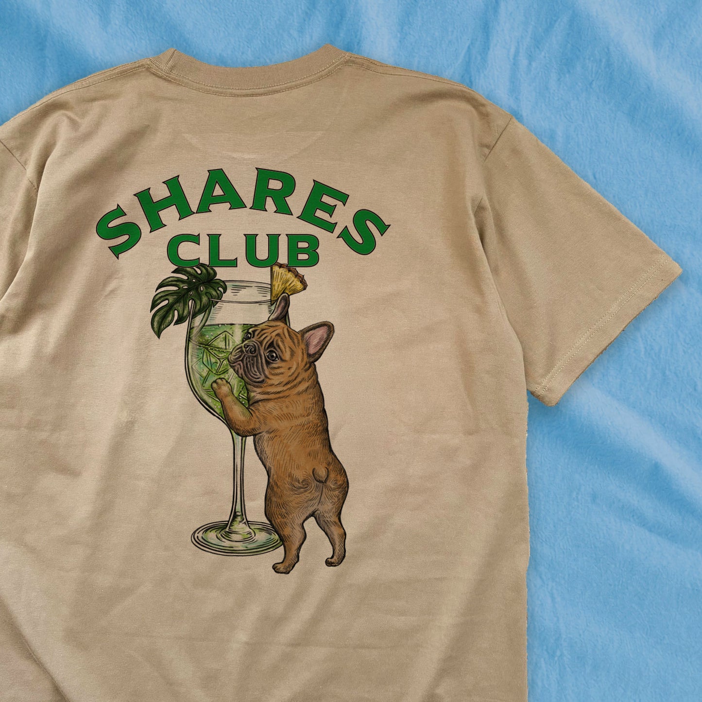 【期間限定！ 7/26 まで販売中】RUUU 描きおろし 〈 SHARES CLUB〉 T-SHIRTS/ 半袖 T シャツ (スタンダード）