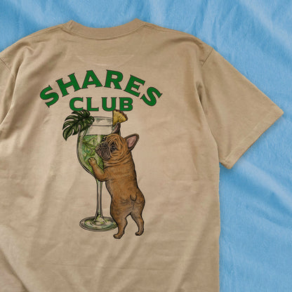 【期間限定！ 7/26 まで販売中】RUUU 描きおろし 〈 SHARES CLUB〉 T-SHIRTS/ 半袖 T シャツ (スタンダード）