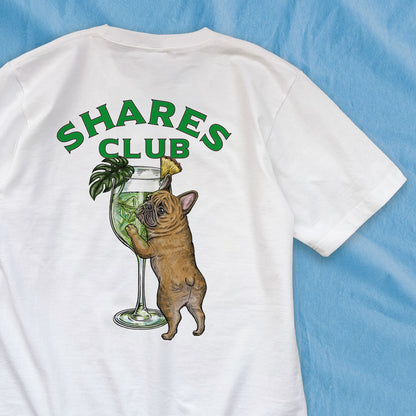【期間限定！ 7/26 まで販売中】RUUU 描きおろし 〈 SHARES CLUB〉 T-SHIRTS/ 半袖 T シャツ (スタンダード）