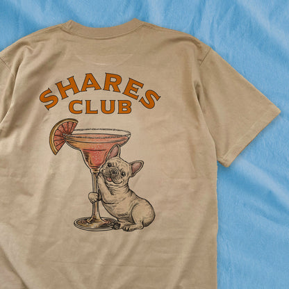 【期間限定！ 7/26 まで販売中】RUUU 描きおろし 〈 SHARES CLUB〉 T-SHIRTS/ 半袖 T シャツ (スタンダード）