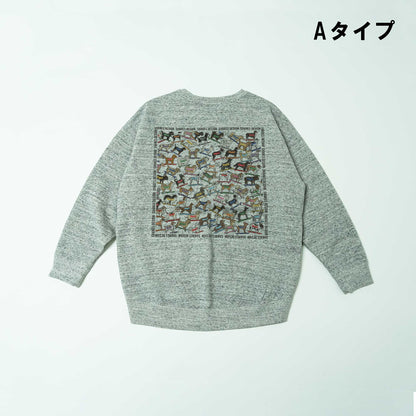 SHARES ALL OVER  LADIES SWEAT / 総柄-レディーススウェット
