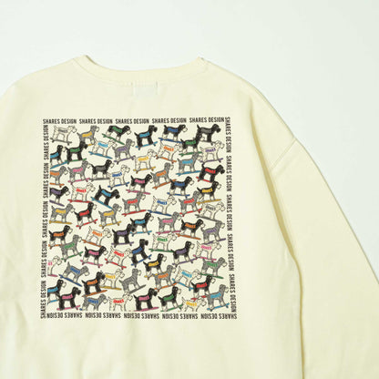 シュナウザー ALL OVER  LADIES SWEAT / 総柄-レディーススウェット