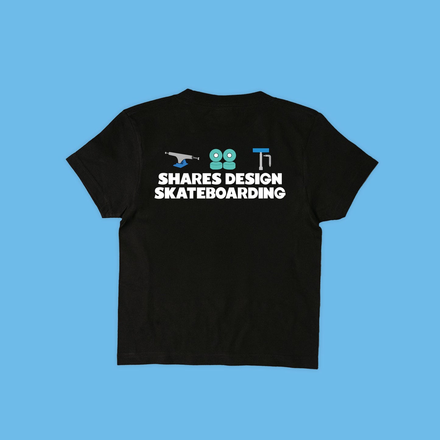 【期間限定！ 8/31 まで販売中】 SHARESDESIGN SKATEBOARDING Liberty dog city KIDST-SHIRTS/ 半袖キッズ T シャツ