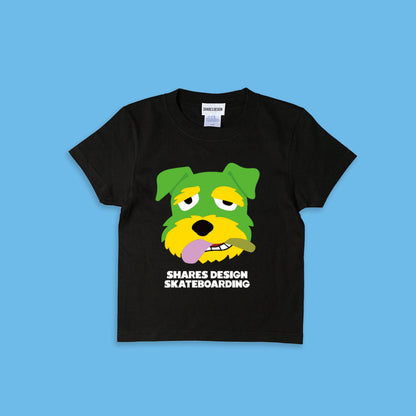 【期間限定！ 8/31 まで販売中】 SHARESDESIGN SKATEBOARDING Liberty dog city KIDST-SHIRTS/ 半袖キッズ T シャツ
