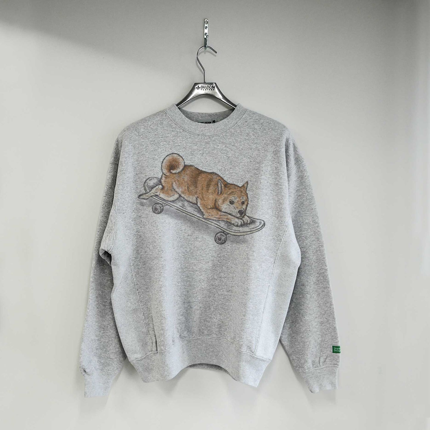 VINTAGE DOG SKATER CREW SWEAT (SHIBA/DALMATIAN/BOSTON TERRIER/CORGI )