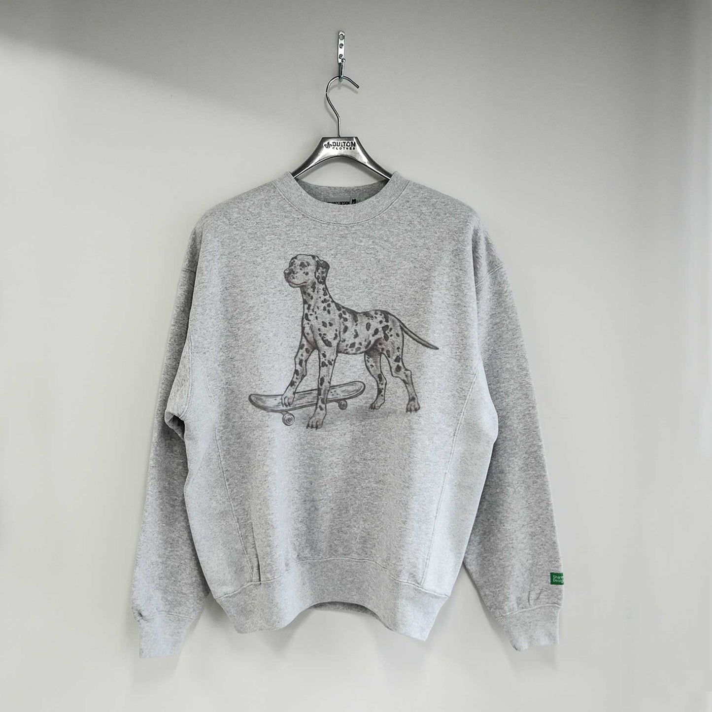 VINTAGE DOG SKATER CREW SWEAT (SHIBA/DALMATIAN/BOSTON TERRIER/CORGI )