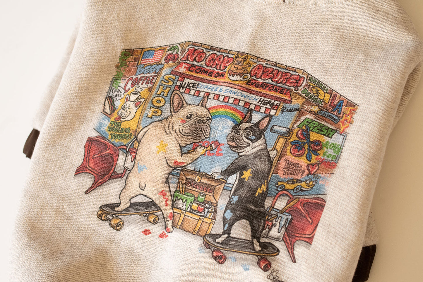 【1週間限定予約！12/17まで！】STAR★BOXx × RUUU. by SHARES DESIGN “BOUNDLESS”  GRAFFITI OUTER/ 犬服 ライトアウター（12/22~発送）