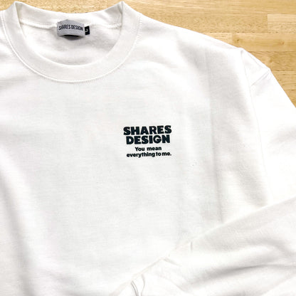 【期間限定！ 2/23 まで販売中】 〈 MY HEART♡〉 SWEAT TRAINER/ スウェットトレーナー（裏起毛）