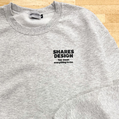 【期間限定！ 2/23 まで販売中】 〈 MY HEART♡〉 SWEAT TRAINER/ スウェットトレーナー（裏起毛）