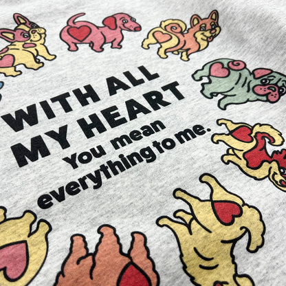 【期間限定！ 2/23 まで販売中】 〈 MY HEART♡〉 SWEAT TRAINER/ スウェットトレーナー（裏起毛）