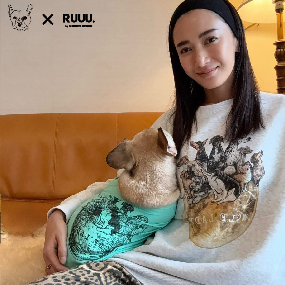 【受注生産！ 12/26 まで予約（1 月中旬～お届け）】 〈WOLFLADY×RUUU.〉 BIG SWEAT/ ビッグ裏起毛スウェット