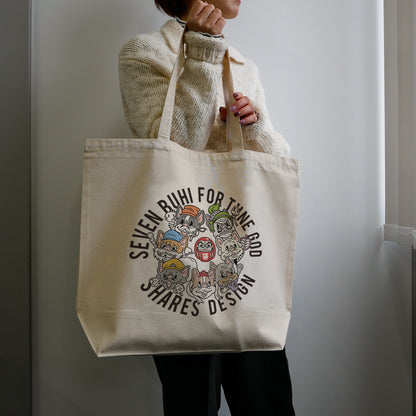 【期間限定！ 1/18 まで予約】 2026 NEW YEAR ITEM BIG TOTE BAG - 七福神/ ビッグトートバッグ（送料無料）
