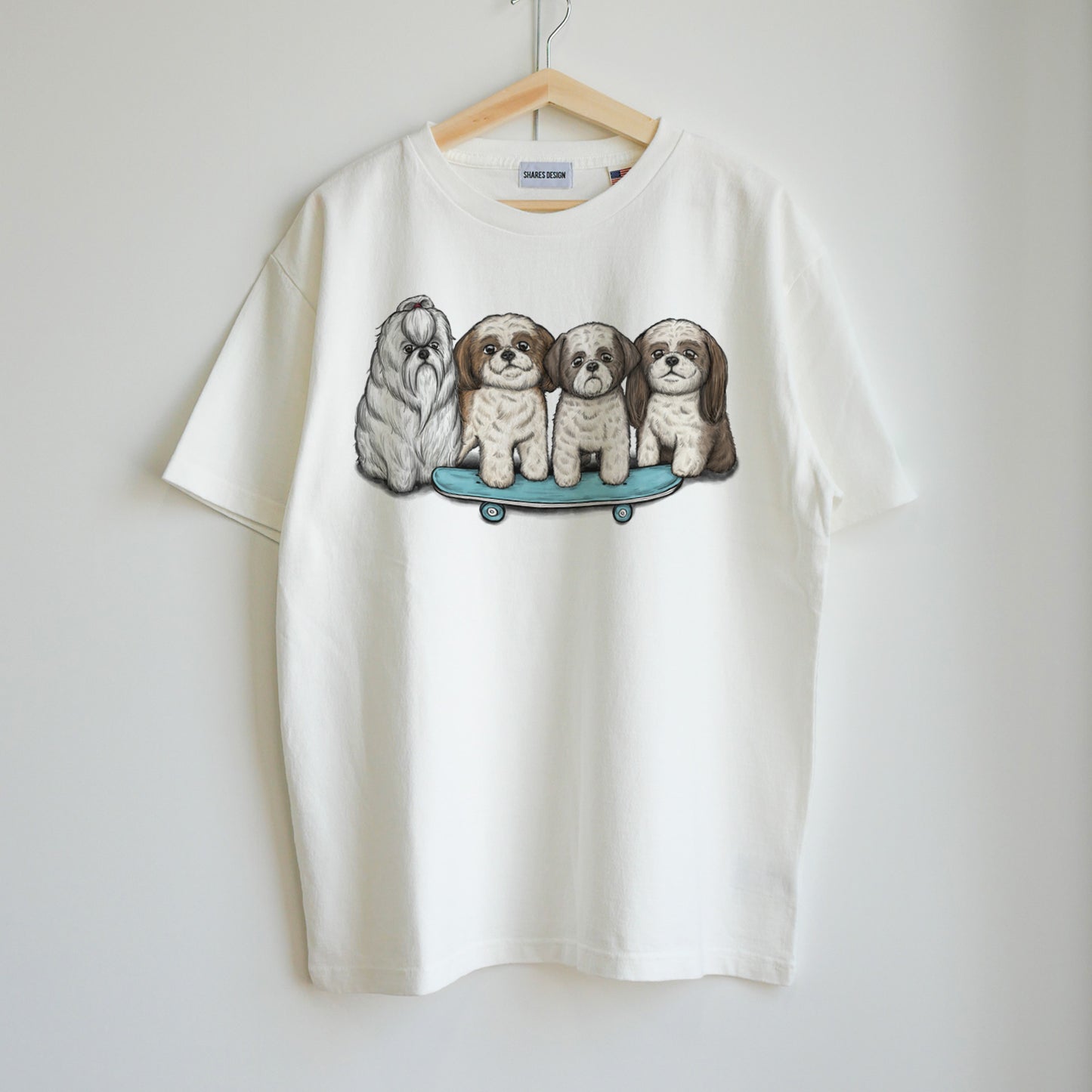 USA COTTON 80s VINTAGE Shih Tzu Tee