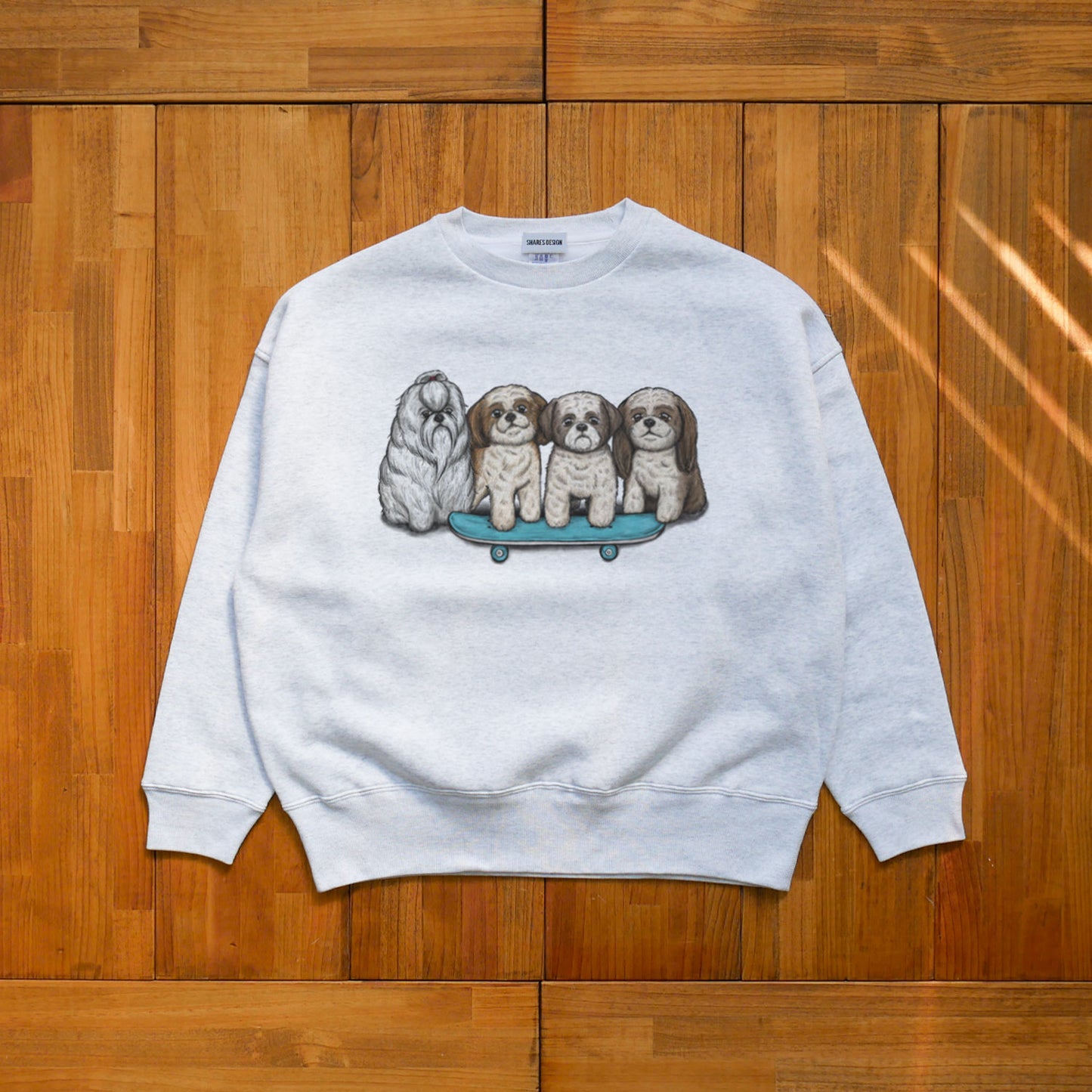 80's VTG SHIH TZU BIG CREW SWEAT / ビッグスウェット