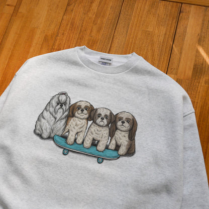 80's VTG SHIH TZU BIG CREW SWEAT / ビッグスウェット