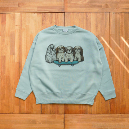 80's VTG SHIH TZU BIG CREW SWEAT / ビッグスウェット