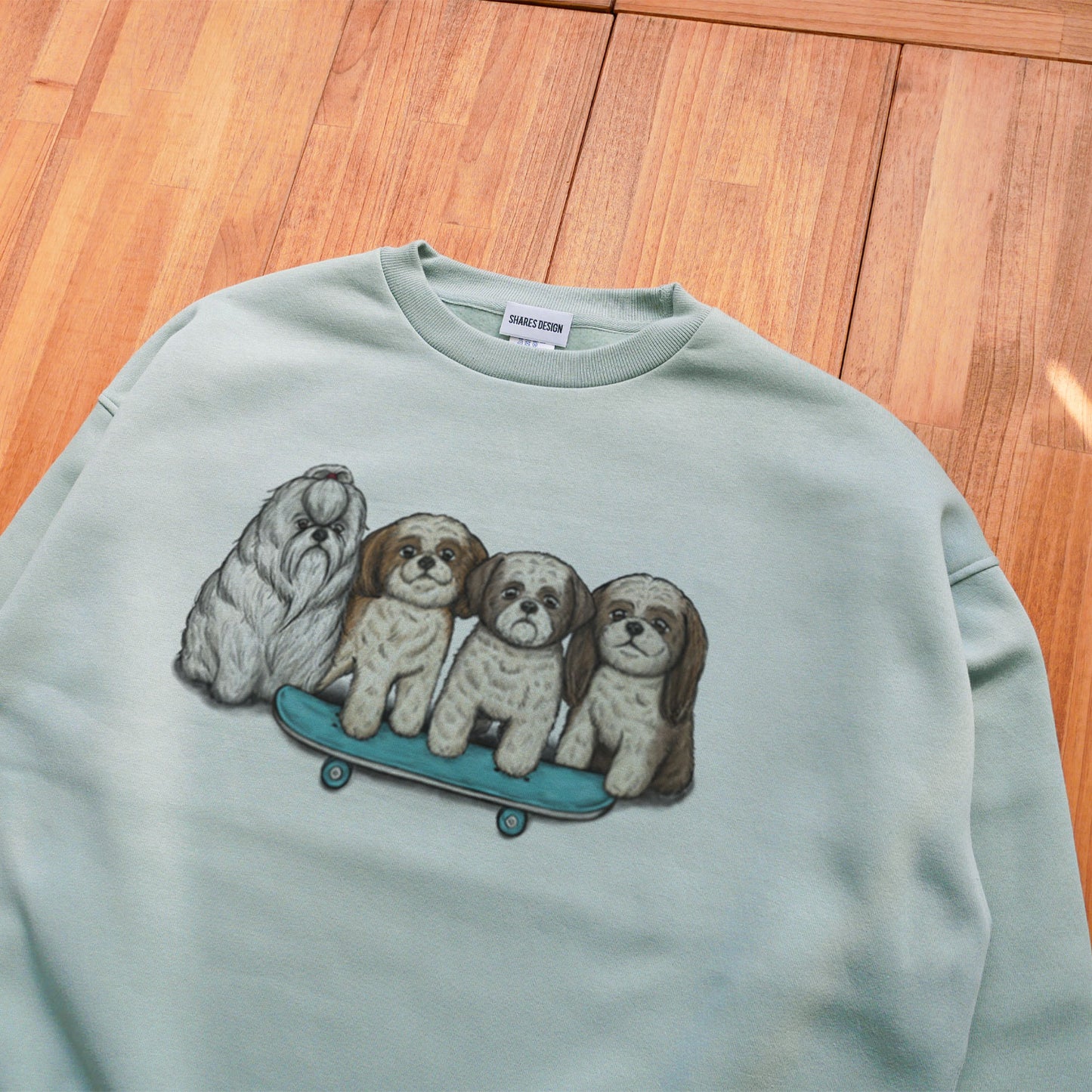 80's VTG SHIH TZU BIG CREW SWEAT / ビッグスウェット