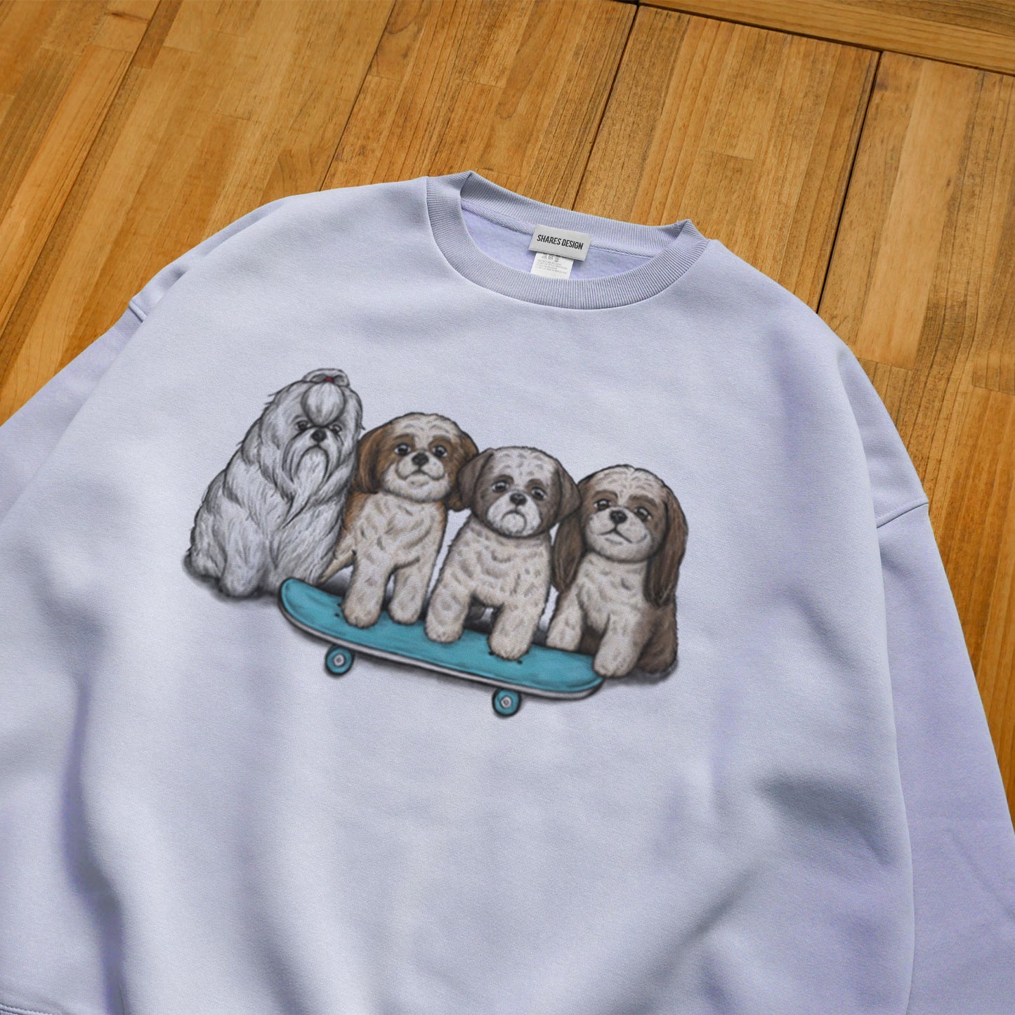 80's VTG SHIH TZU BIG CREW SWEAT / ビッグスウェット