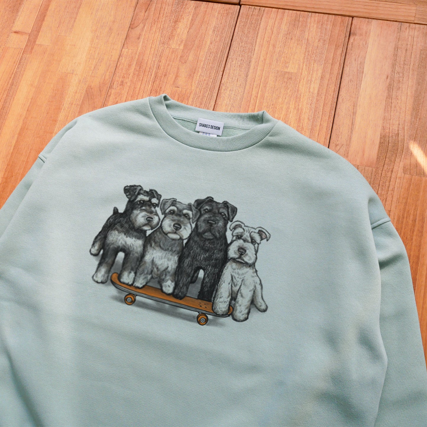 80's VTG SCHNAUZER BIG CREW SWEAT / ビッグスウェット