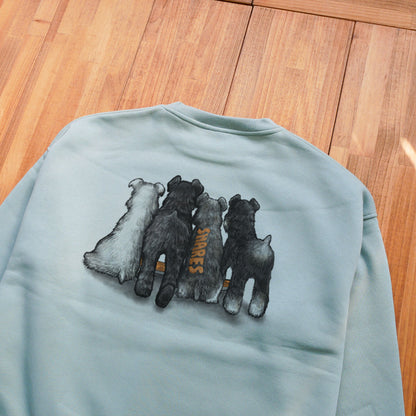 80's VTG SCHNAUZER BIG CREW SWEAT / ビッグスウェット