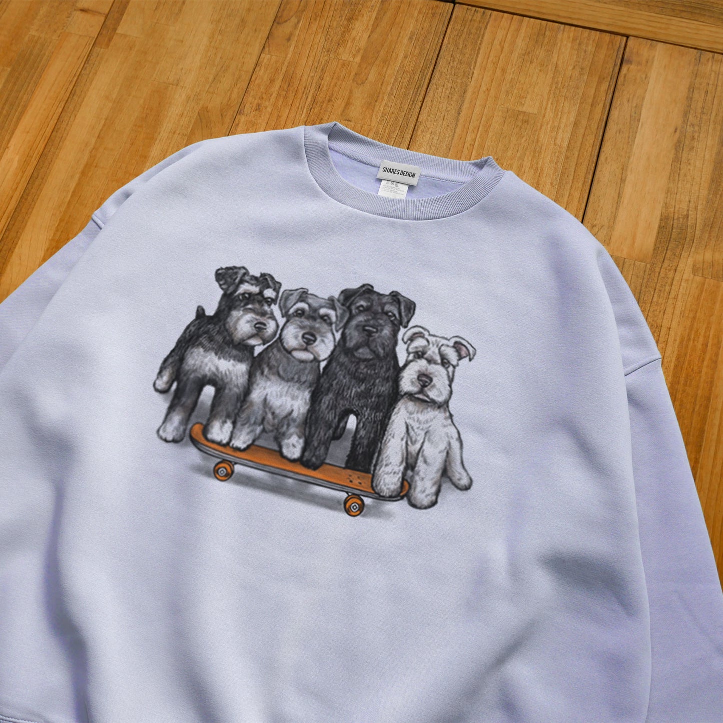 80's VTG SCHNAUZER BIG CREW SWEAT / ビッグスウェット