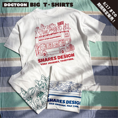 【期間限定！8/17まで販売中】〈DOGTOON〉BIG T-SHIRTS/ビッグ半袖Tシャツ