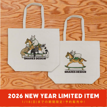 【期間限定！ 1/18 まで予約】 2026 NEW YEAR ITEM BIG TOTE BAG / ビッグトートバッグ（送料無料）