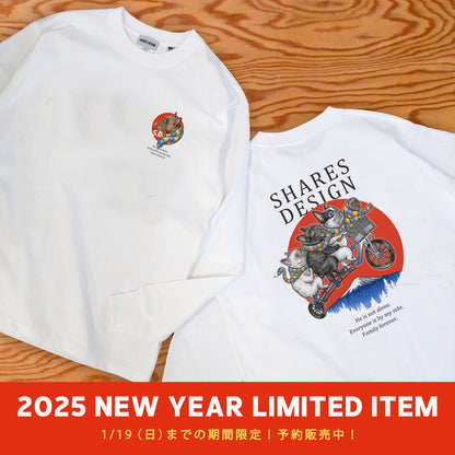 【期間限定！1/19まで予約】  2025 NEW YEAR  LONG SLEEVE TEE/ 長袖 T シャツ