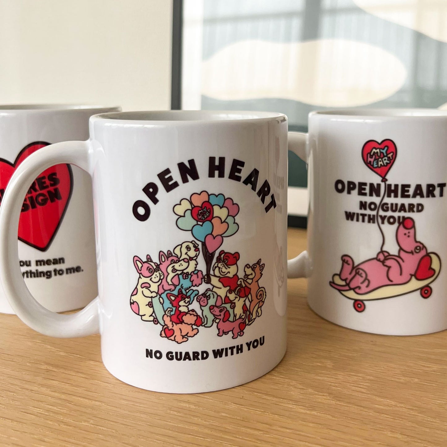 【期間限定！4/19まで販売中】 〈OPEN HEART♡〉  MUG CUP/ マグカップ