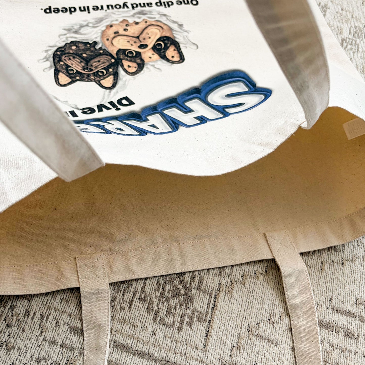 【期間限定！ 6/14 まで販売中】 〈 OYATSU TIME〉BIG TOTE BAG /ビッグトートバッグ（送料無料）